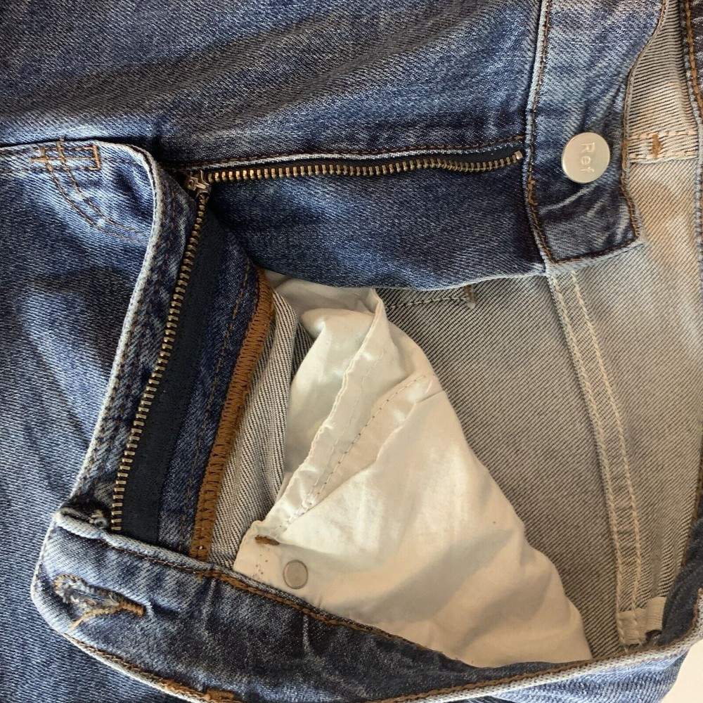 Reformation Jeans JEANS Sz 29 Women's  High Rise Skinny Blue Denim Syracuse 8222 - Picture 10 of 12
